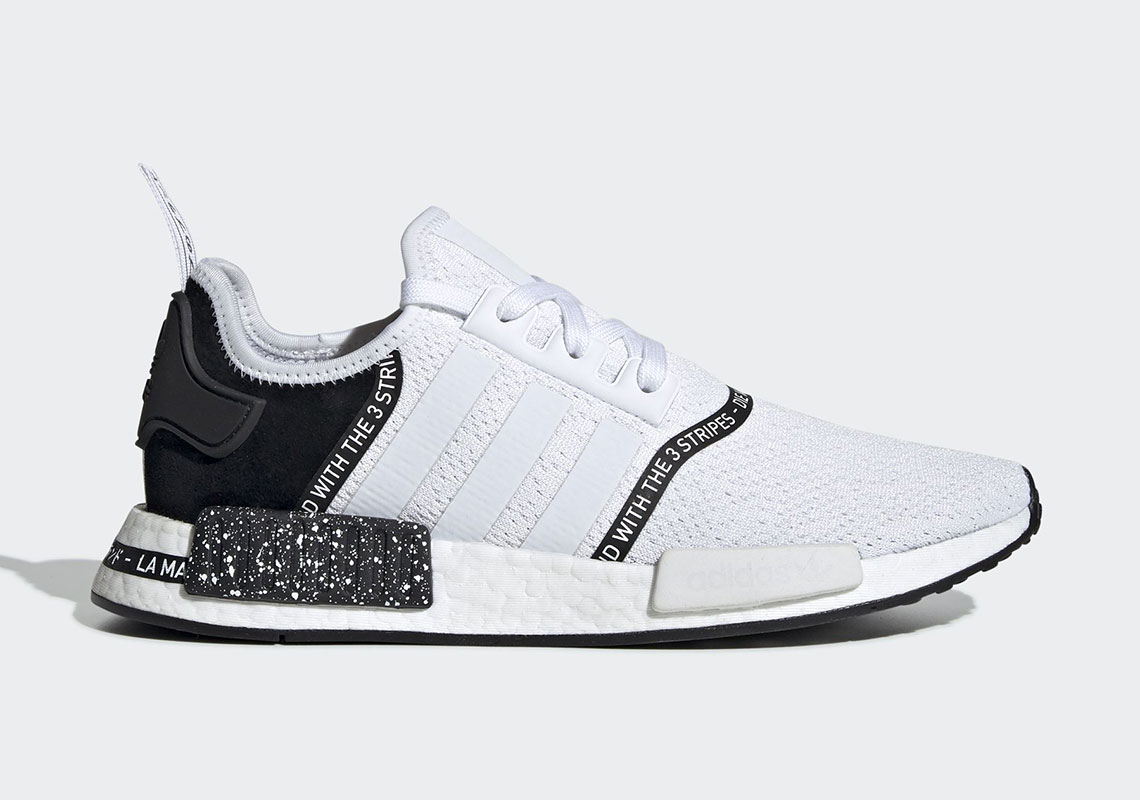 adidas nmd r1 speckle pack black