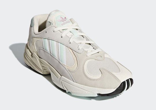 The adidas Yung-1 Pairs Off White With Ice Mint