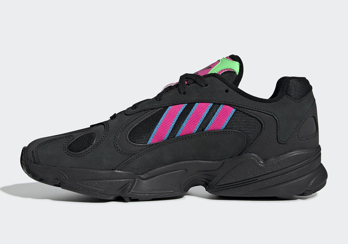 Adidas Yung-1 Reinvigorates Dad Shoe Wave With Black & Neon Colorway