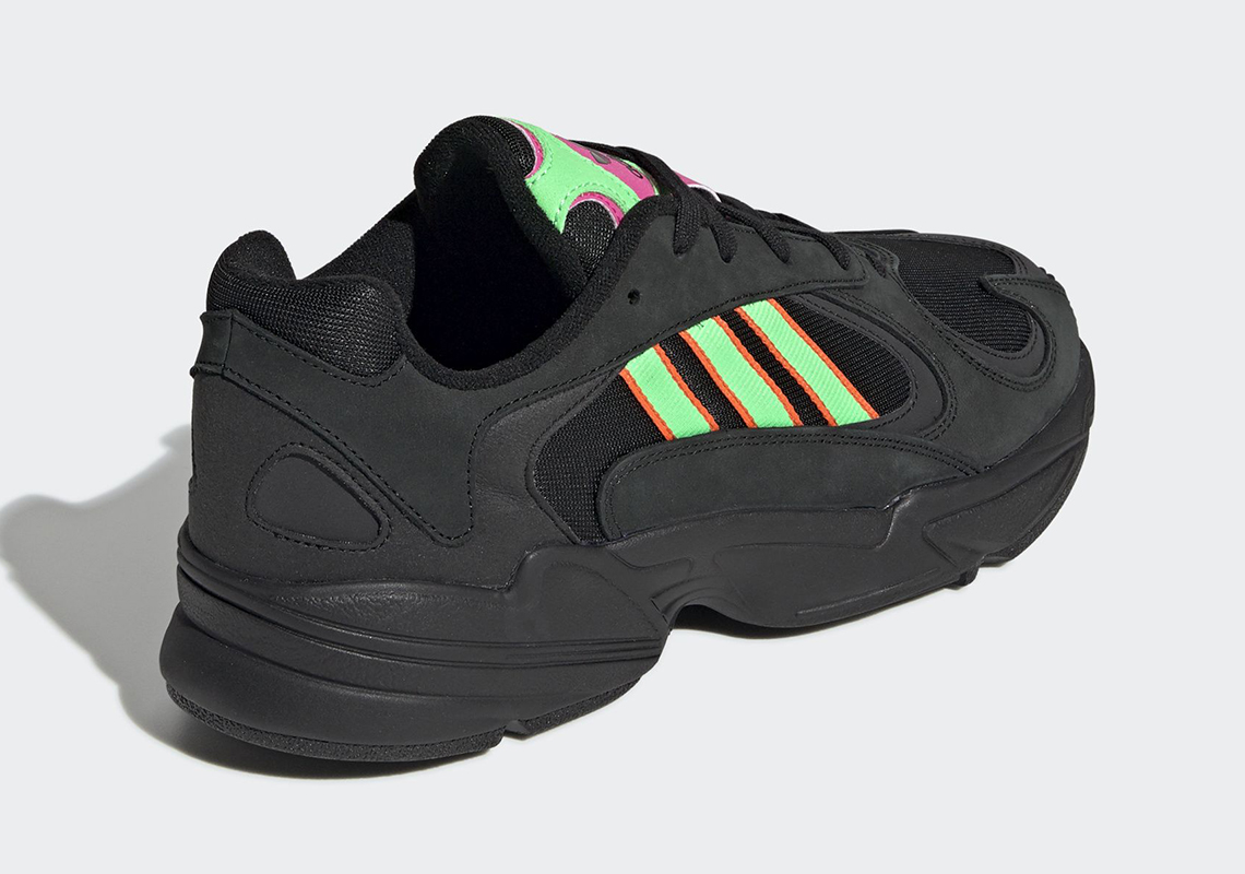 Adidas Yung-1 Reinvigorates Dad Shoe Wave With Black & Neon Colorway