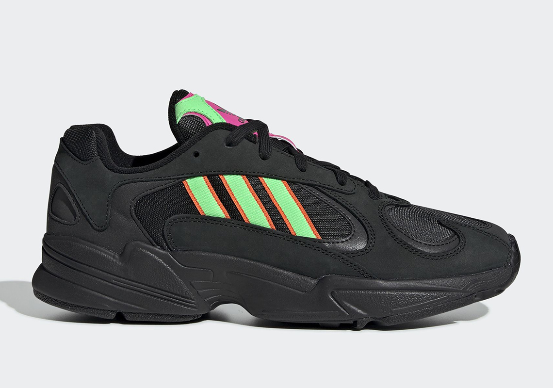 adidas yung green and black