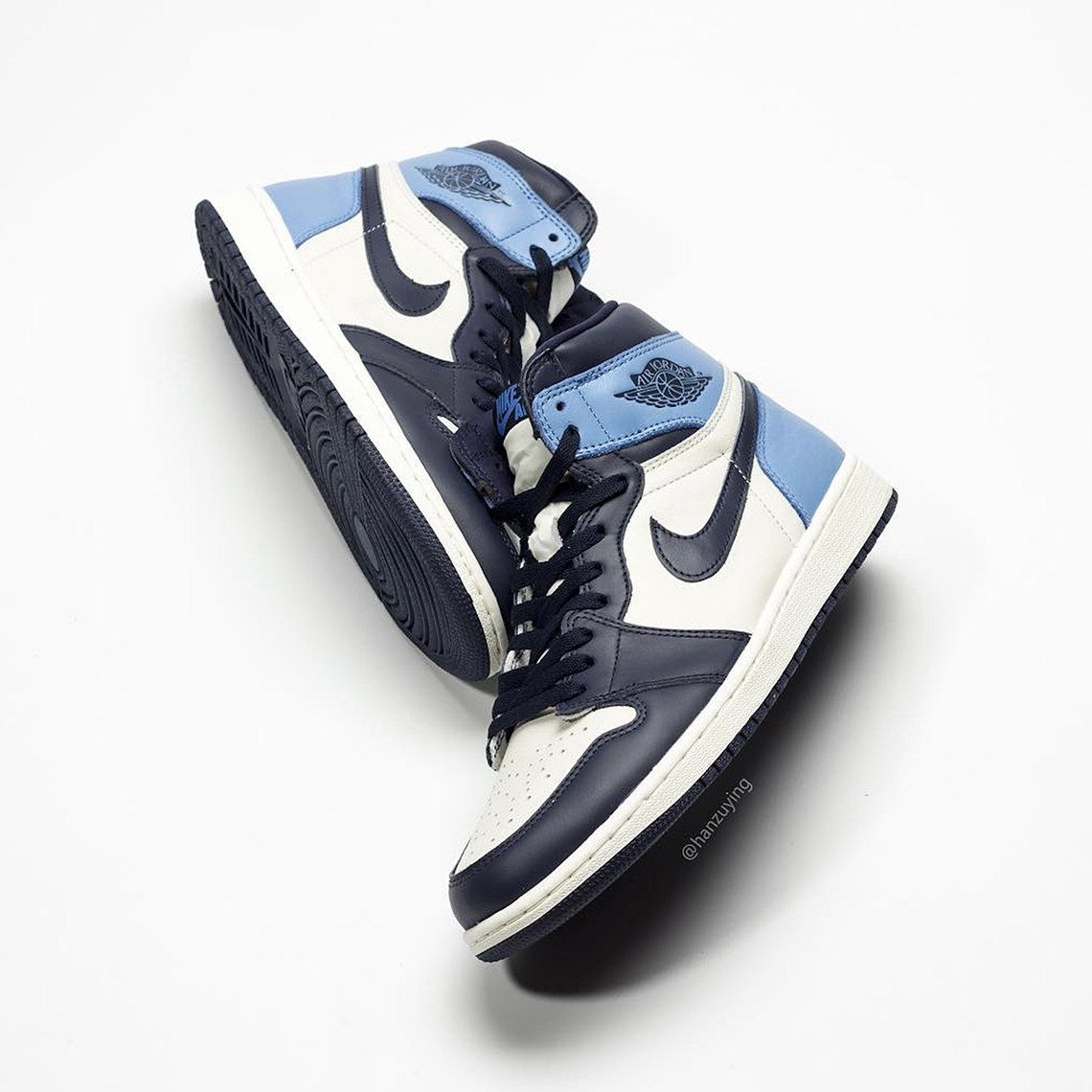 Jordan 1 obsidian store university blue release date