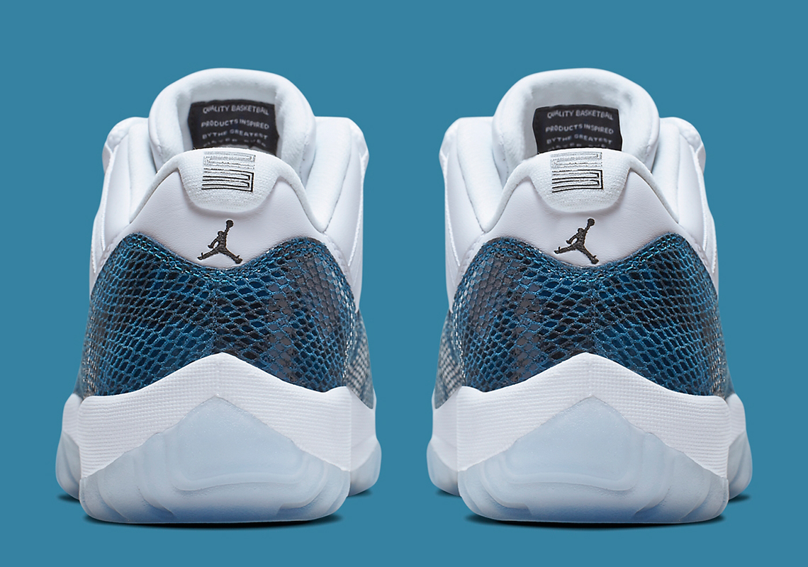 Blue snakeskin hot sale jordan 11