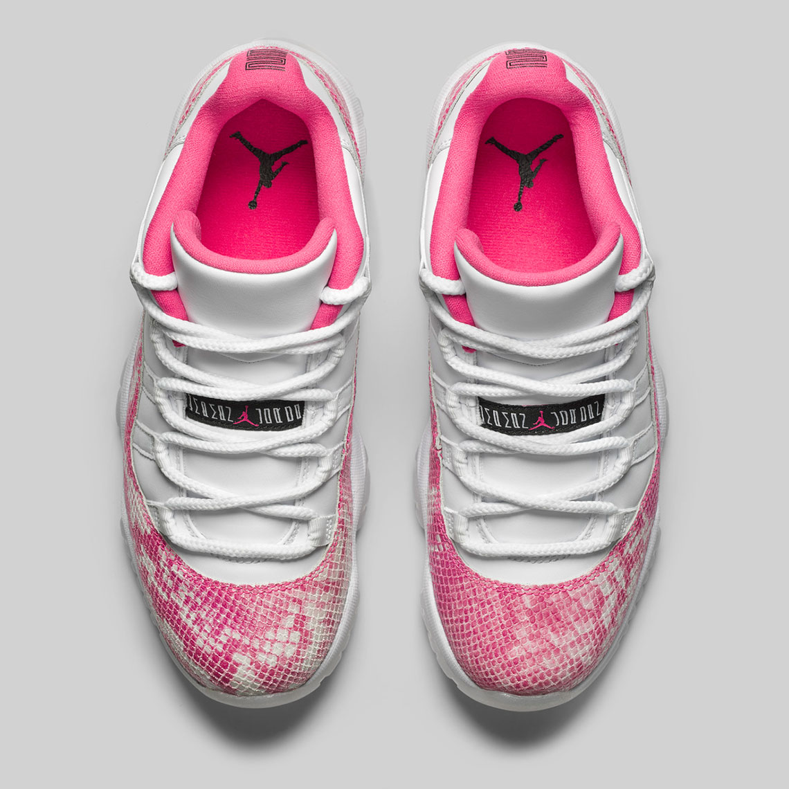 Air Jordan 11 Low Pink Snakeskin Release Date Ah7860 106 3