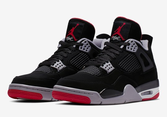 Official Images Of The Air Jordan 4 “Bred”