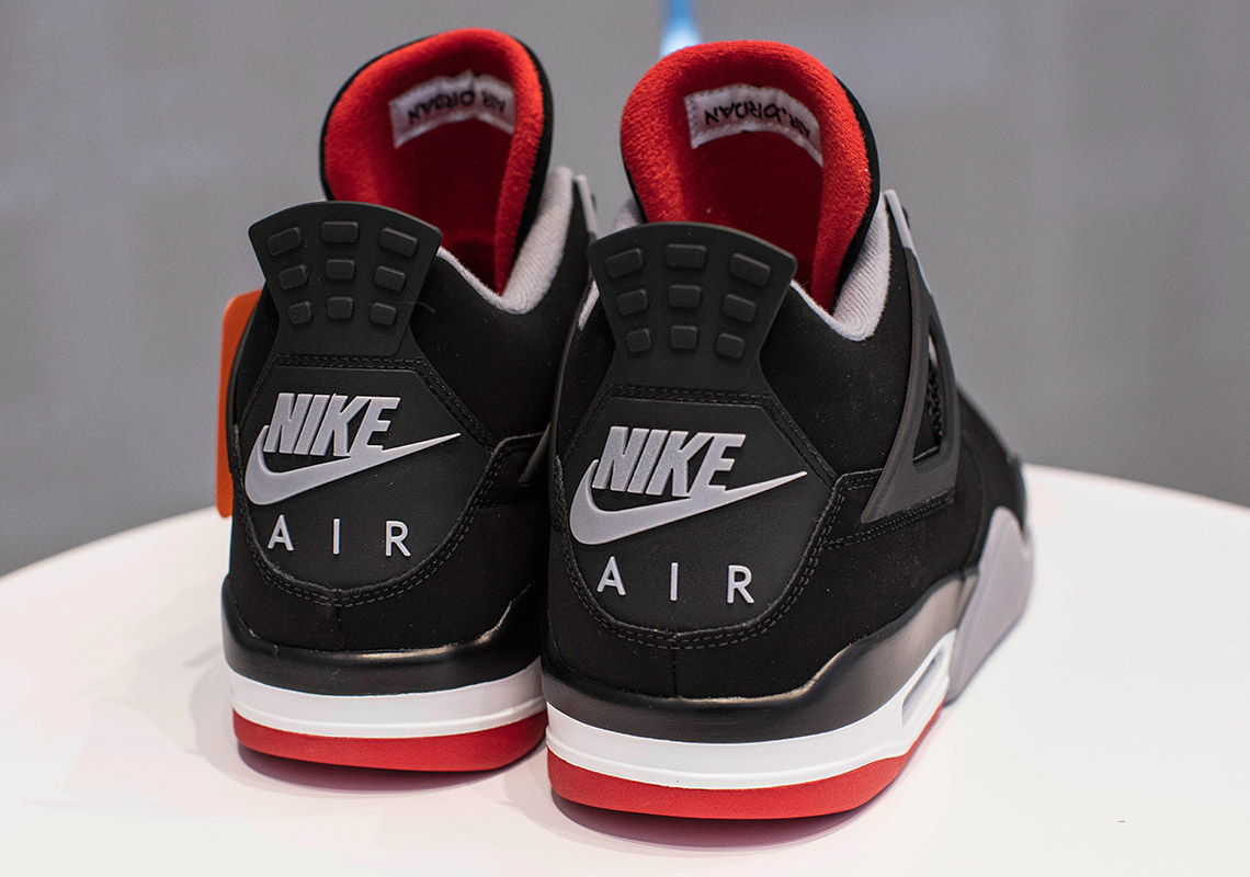 jordan 4 bred 2019 finish line