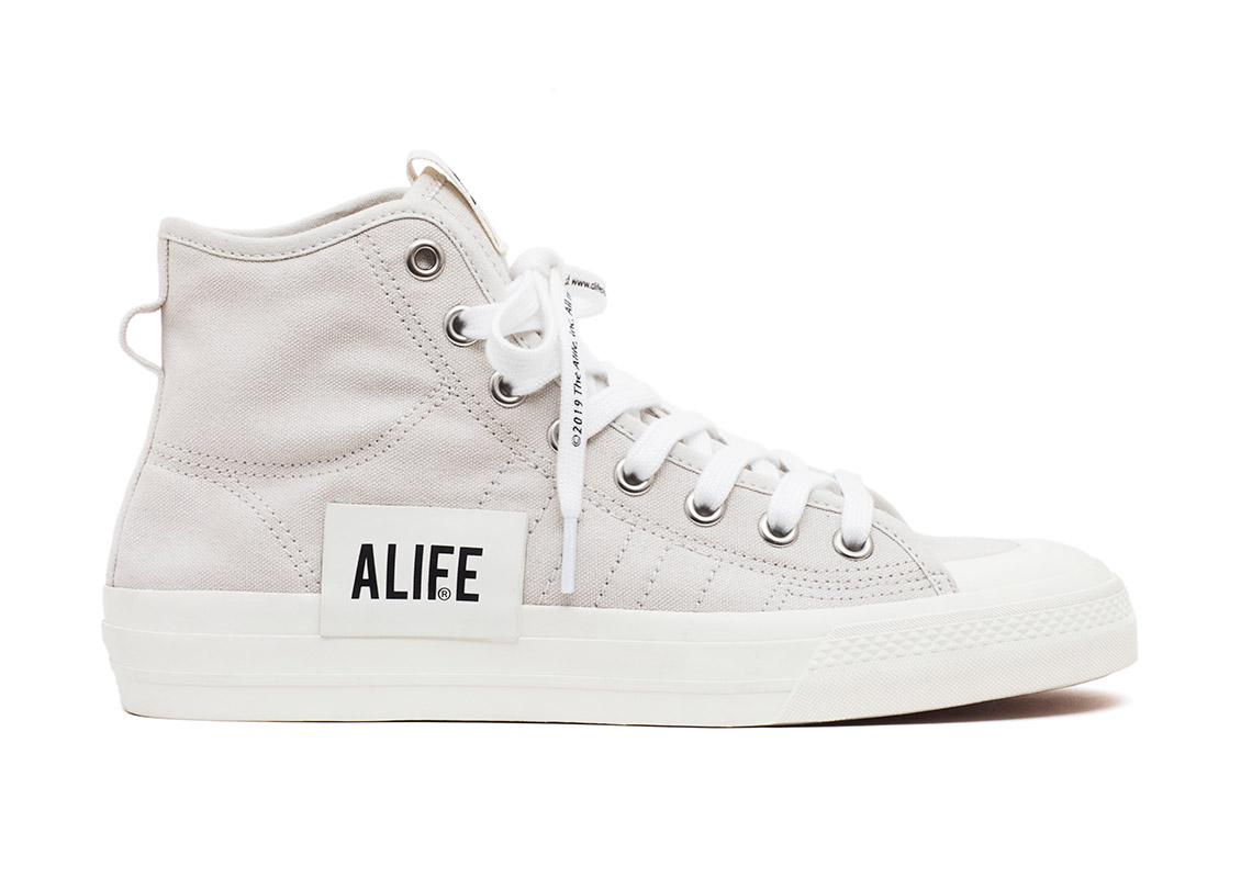 Alife Adidas Nizza Hi White 3