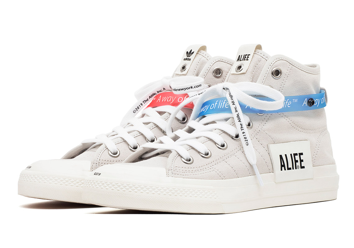 Alife Adidas Nizza Hi White 6