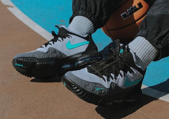 atmos x Nike LeBron 16 Low “Clear Jade” Releasing This Saturday