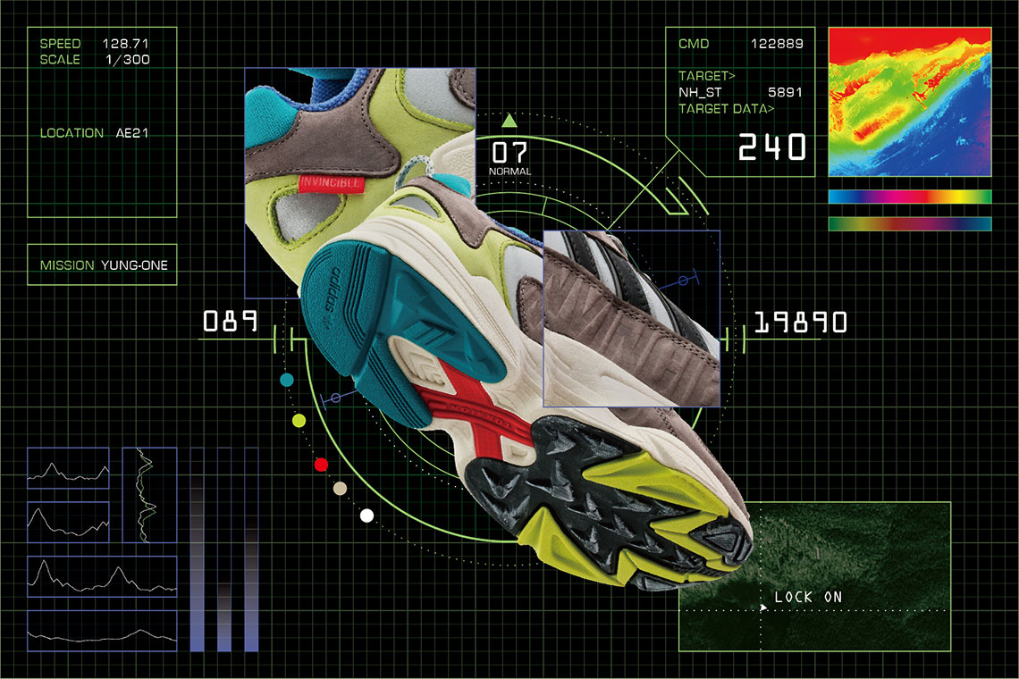 adidas yung 1 x invincible