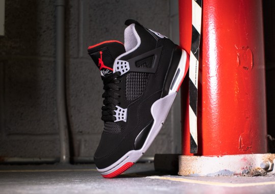 The Air Jordan 4 “Bred” With Nike Air Is Finally Releasing This Weekend