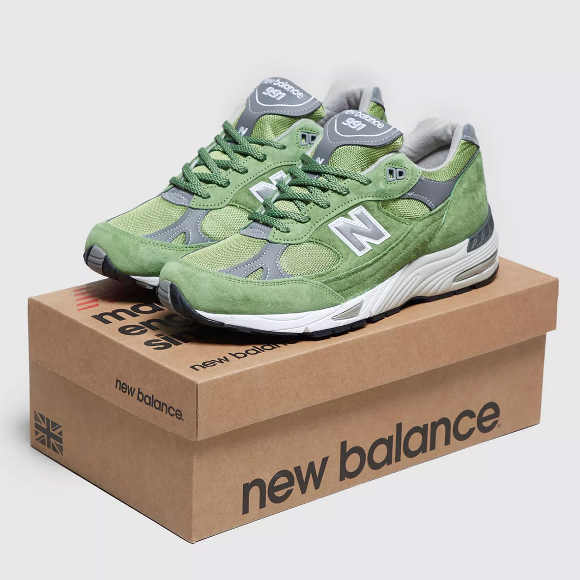 New Balance 991 Spring Green Available 3
