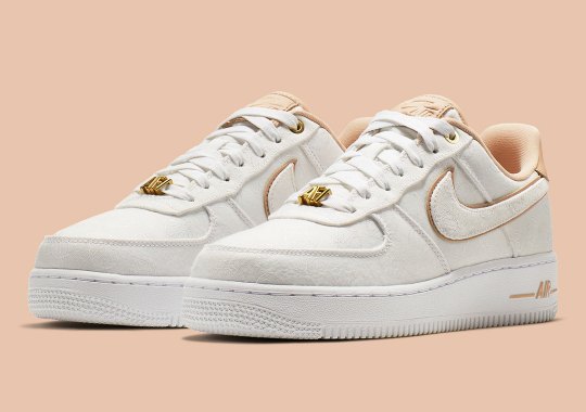 This Lux Nike Air Force 1 Features All-Over-Printed Basketballs