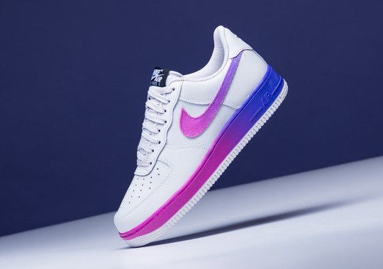 Bold Gradient Detailing Appears On The Nike Air Force 1 Low “Hyper Grape”