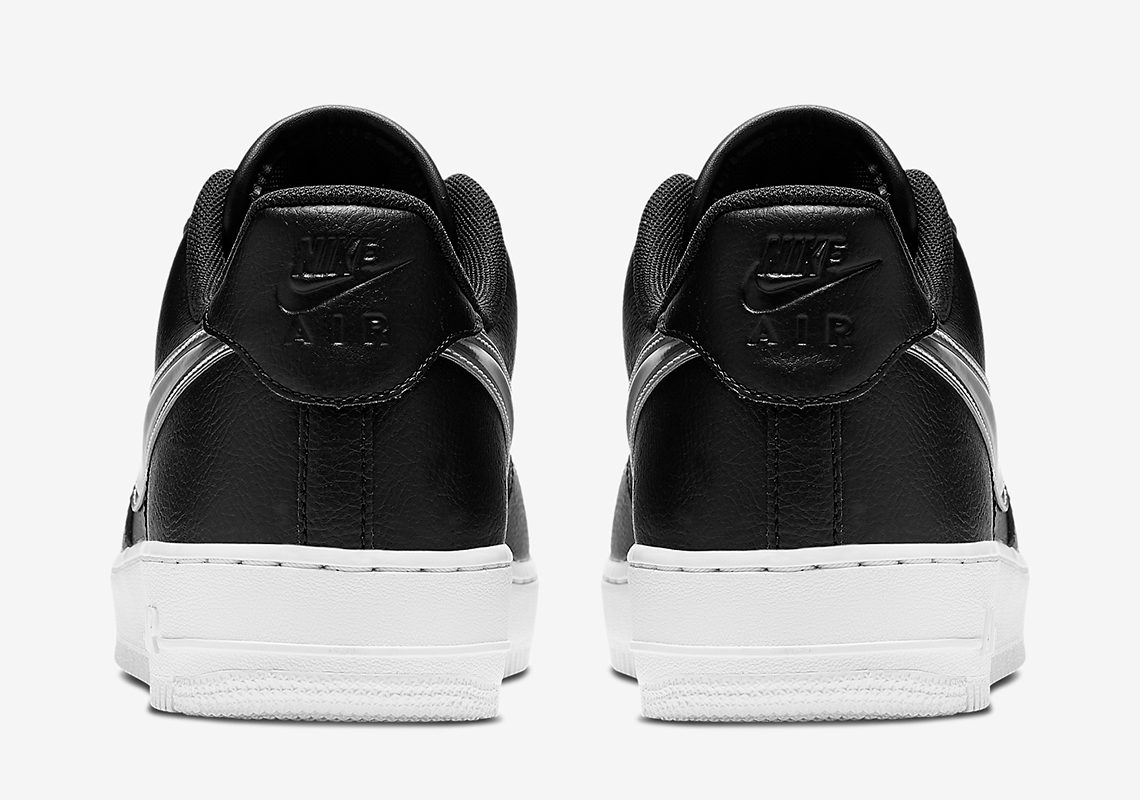 Nike Air Force 1 Low Oversized Swoosh Black Ao2441 003 1