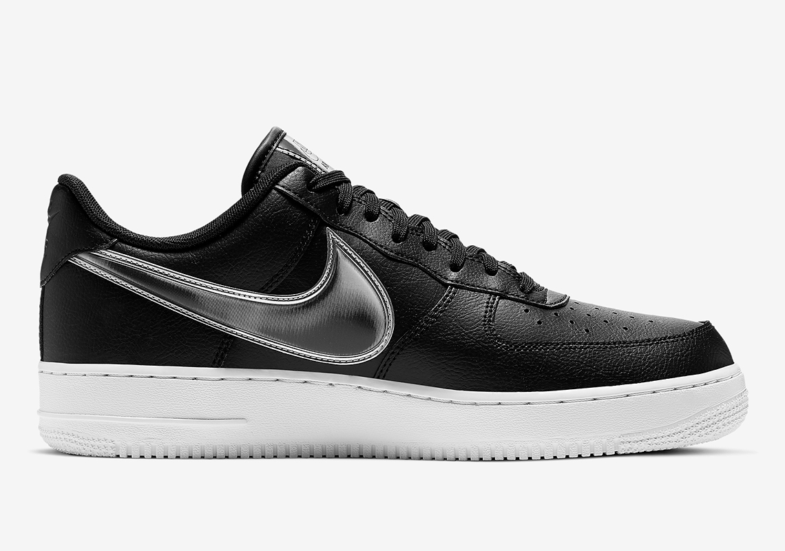 Nike Air Force 1 Low Oversized Swoosh Black Ao2441 003 6