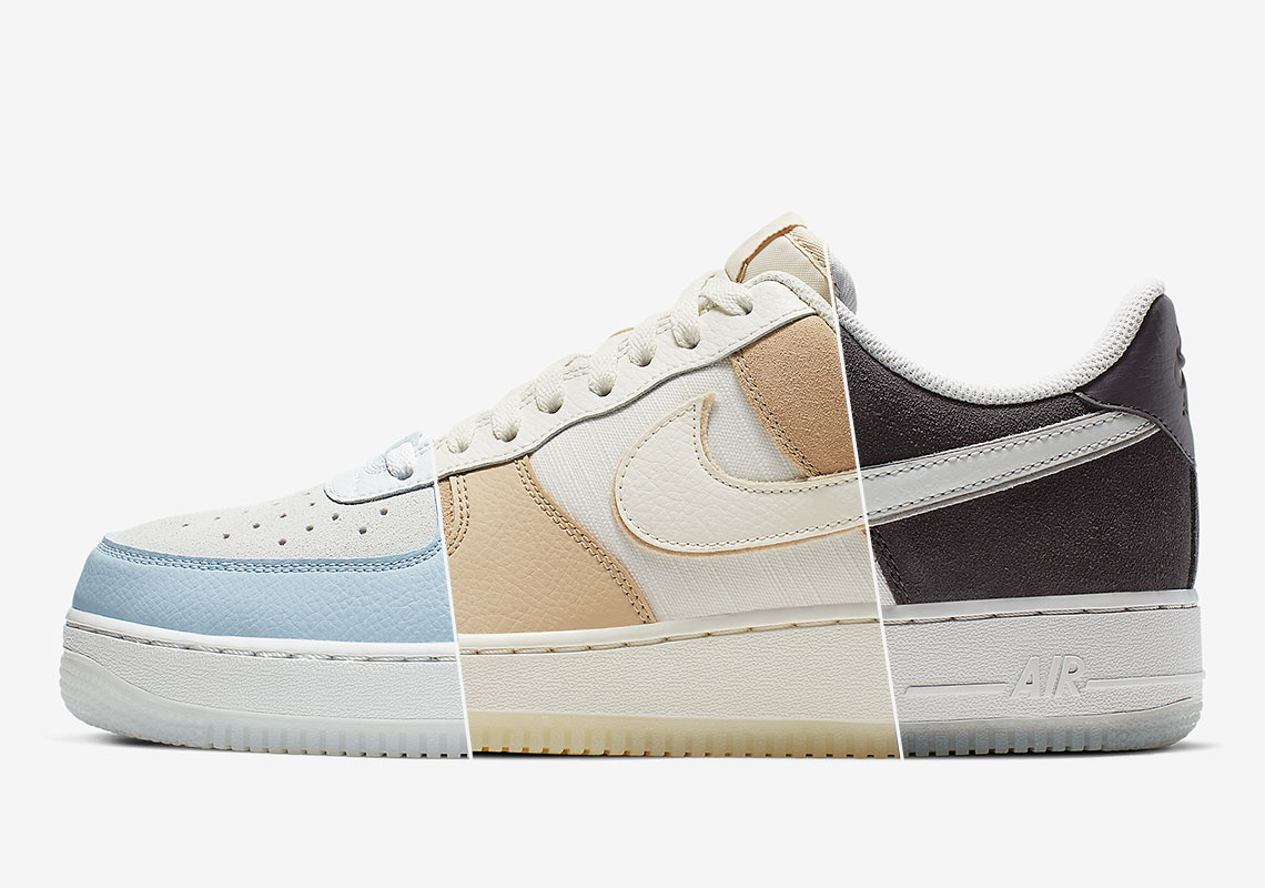Suede, Leather, And Canvas Make Up These Pristine Nike Air Force 1s