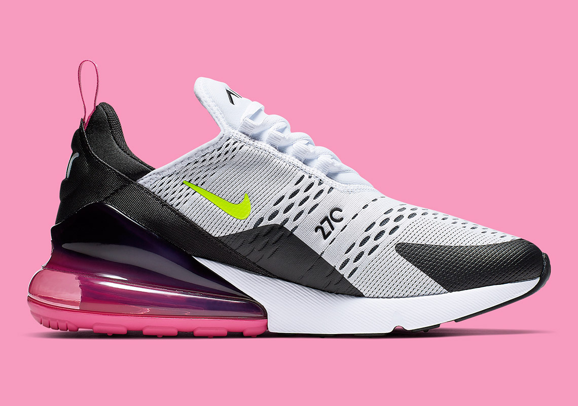 Air max 270 outlet white volt laser fuchsia