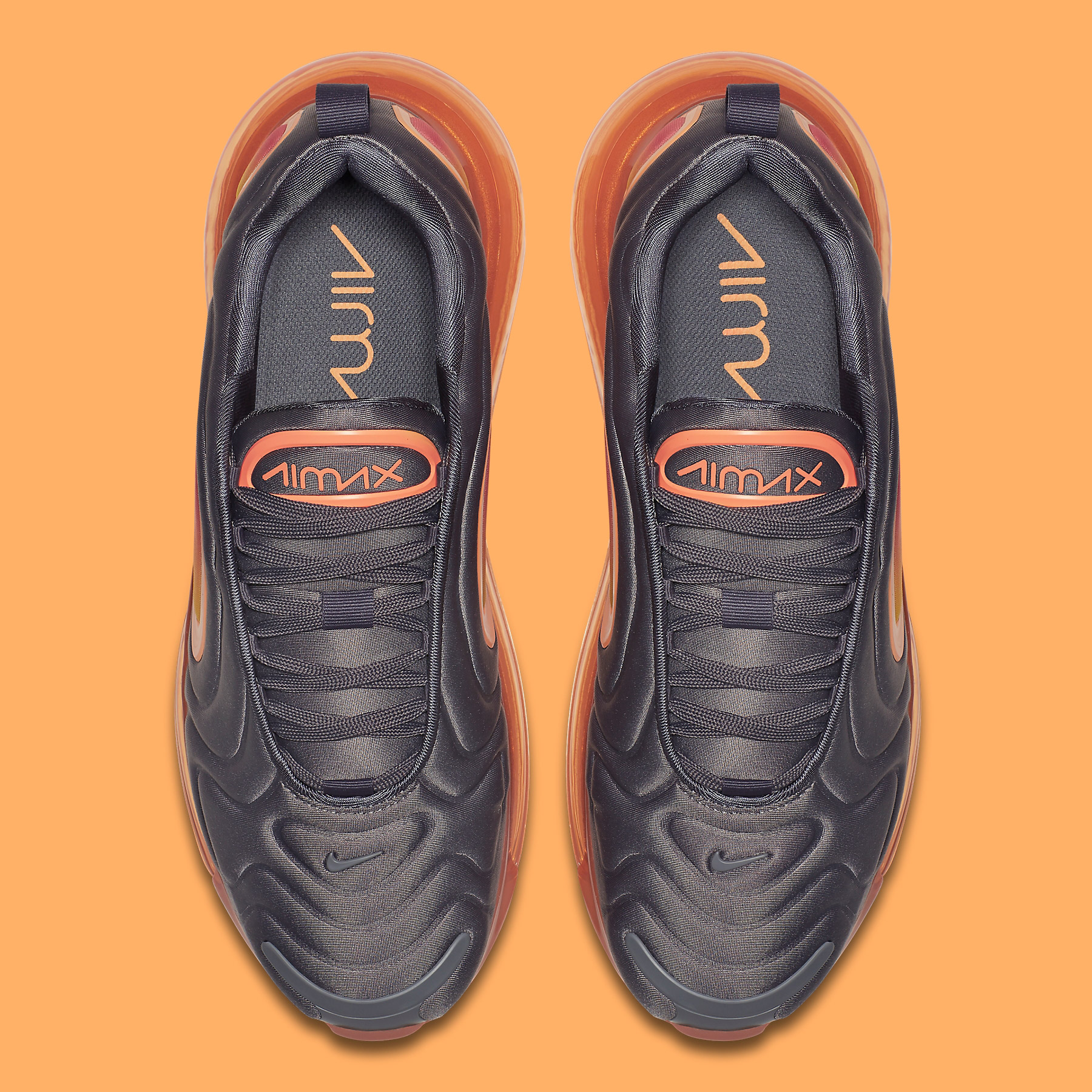 Nike Air Max 720 Black Fuel Orange Releasing This Week •