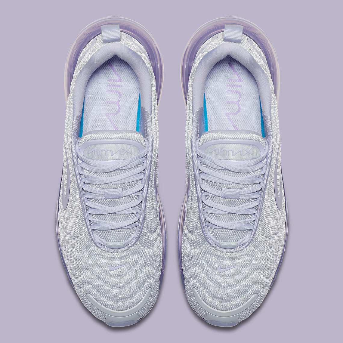 Nike women's air max 720 shoes - platinum/oxygen clearance purple