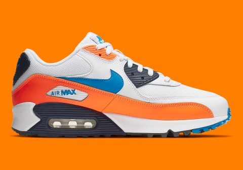 Nike Air Max 90 Orange Blue AJ1285-104 | SneakerNews.com