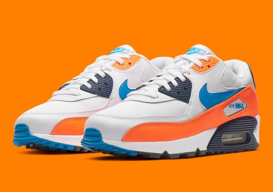 The Nike Air Max 90 Releases In A Vintage Friendly Blue And Orange