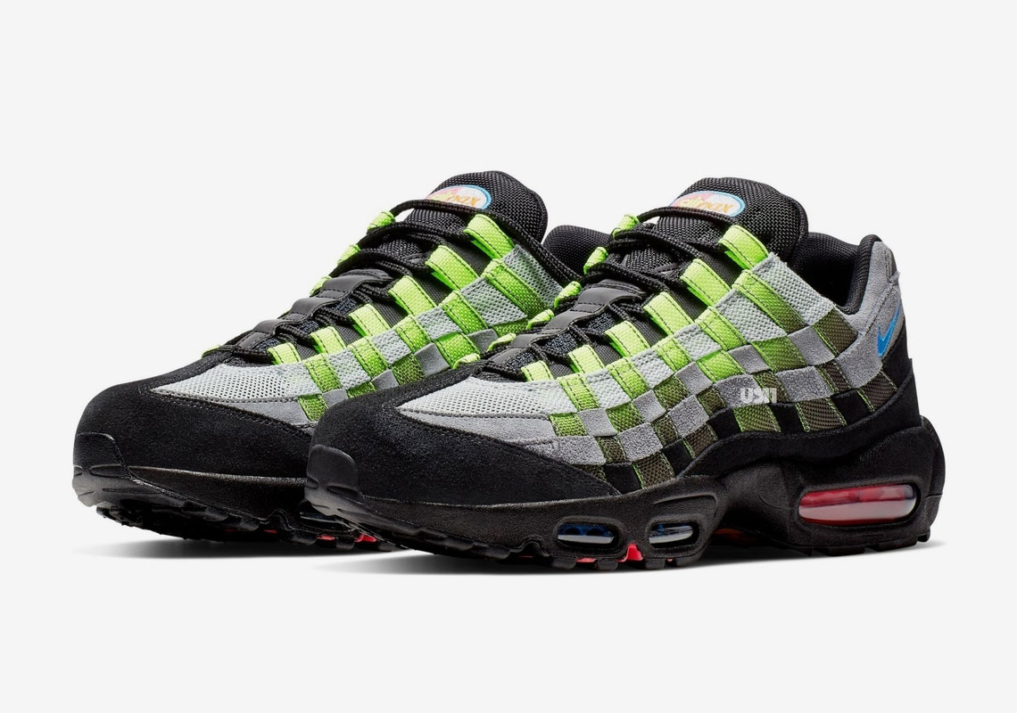ナイキ エアマックス95 ウーブン イエロー 2枚目