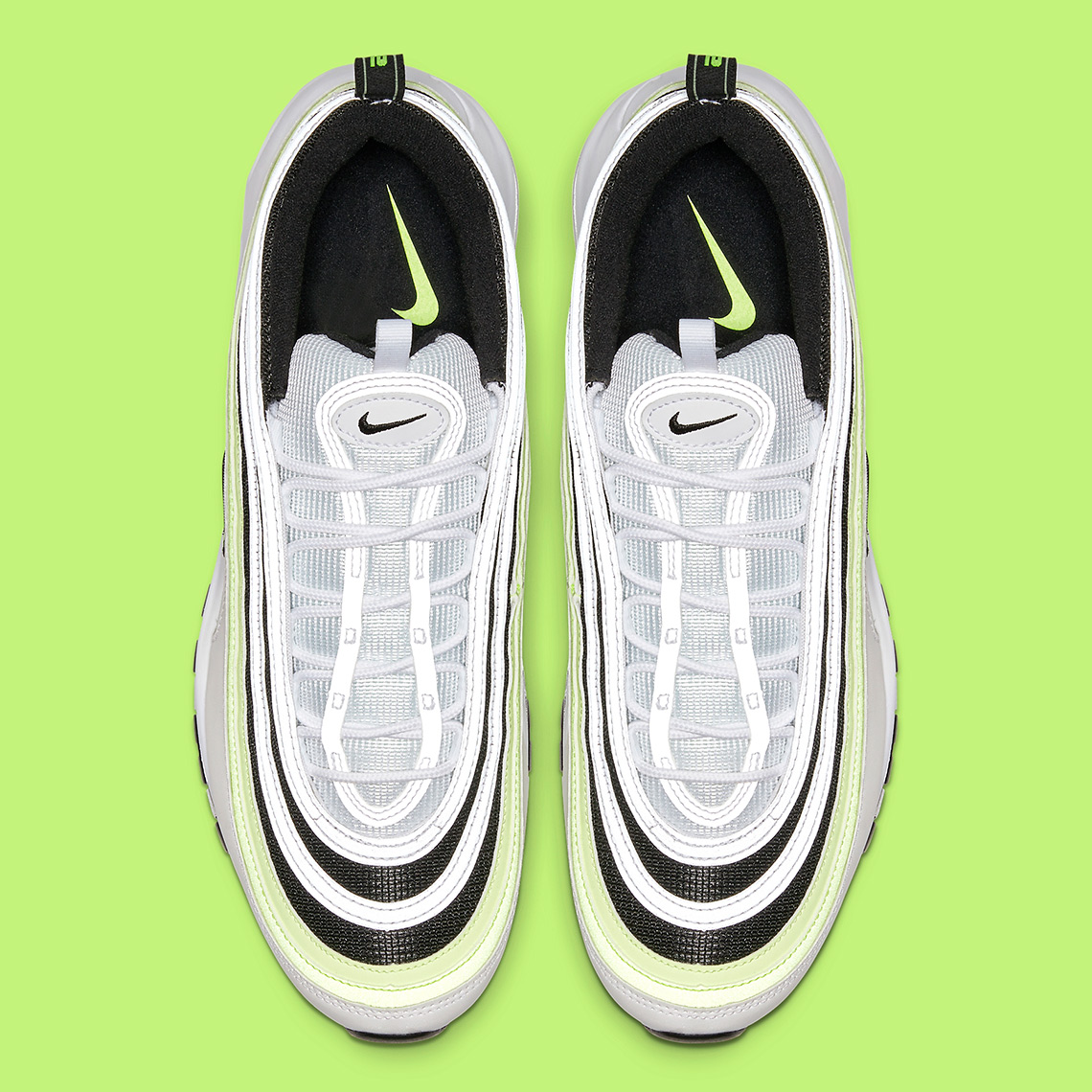 Nike Air Max 97 AQ4126-101 White/Black/Volt Release Info | SneakerNews.com