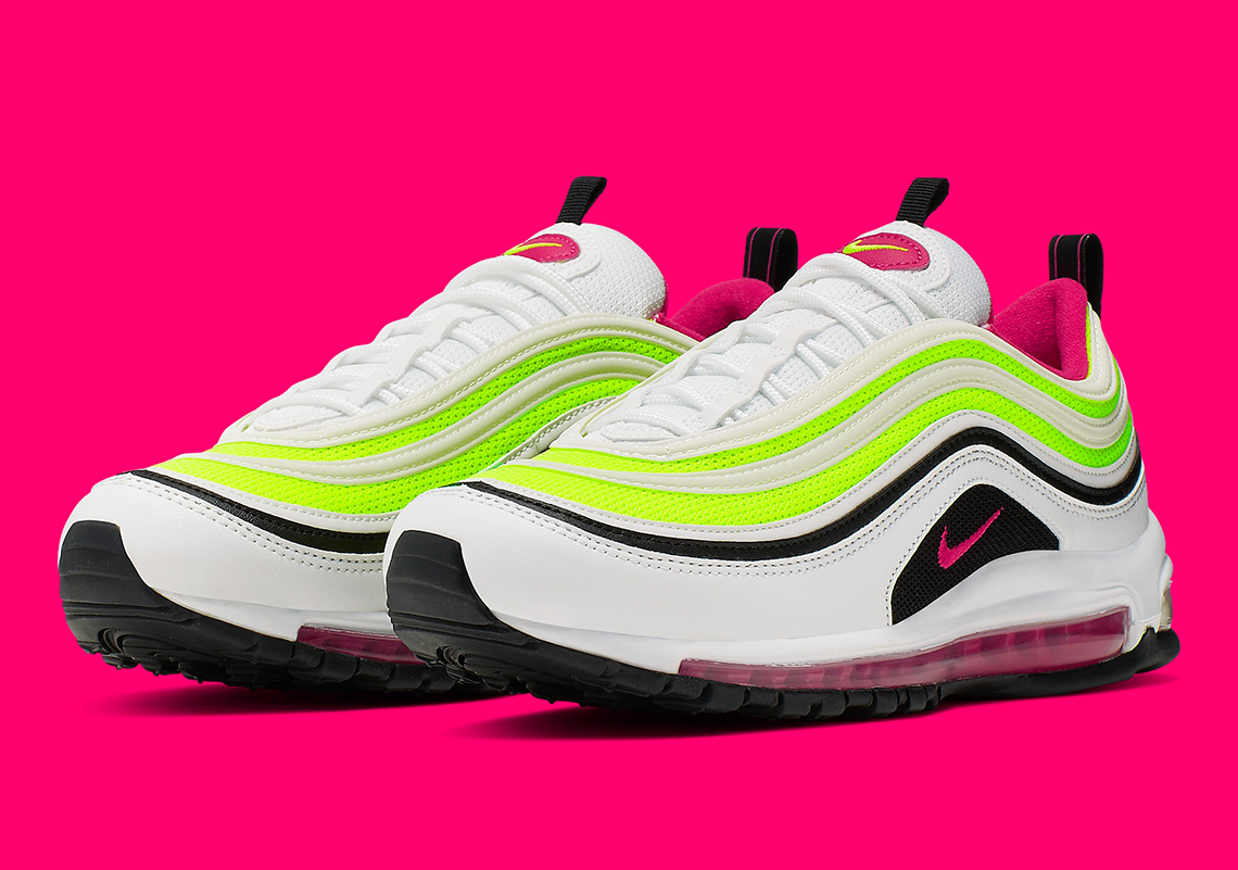 pink and white air max 97 2019