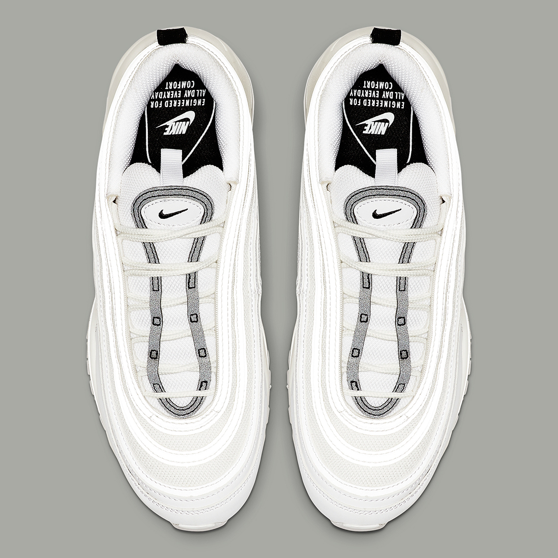 Nike Air Max 97 Womens White Silver Black 921733 103 5