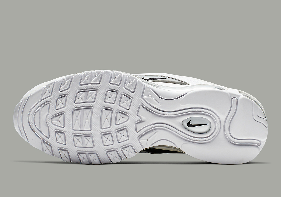 Nike Air Max 97 Womens White Silver Black 921733 103 7