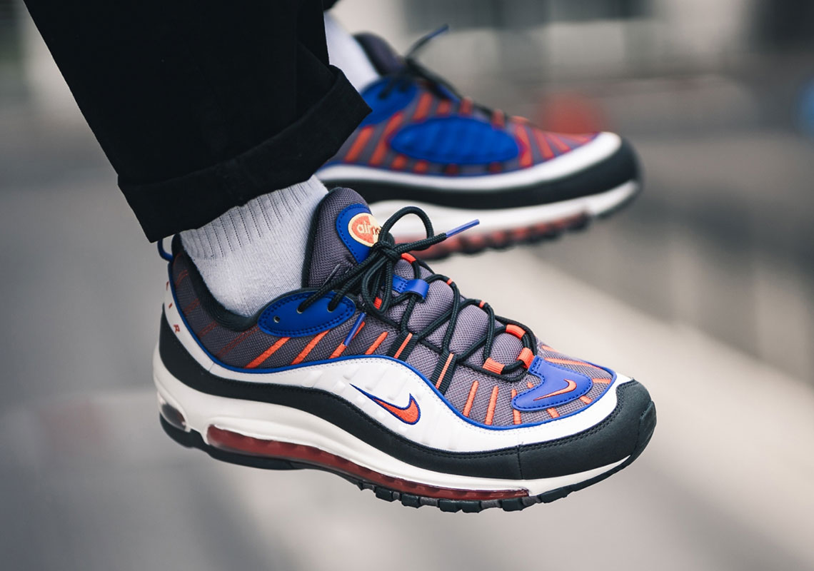 nike 98 on feet