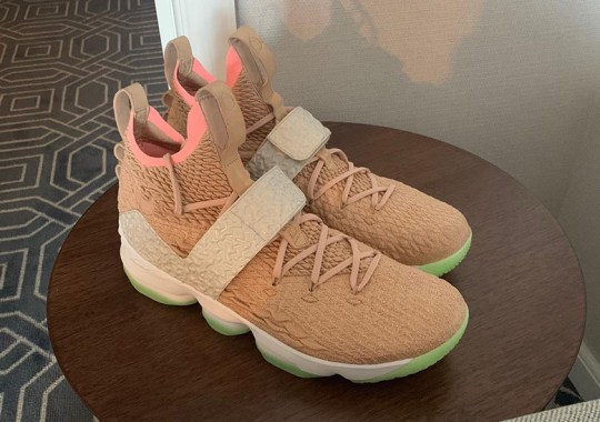 LeBron James Spotted In A Nike LeBron 15 “Air Yeezy 1”