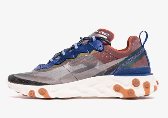The Nike React Element 87 Returns In New Dusty Peach And Atmosphere Grey