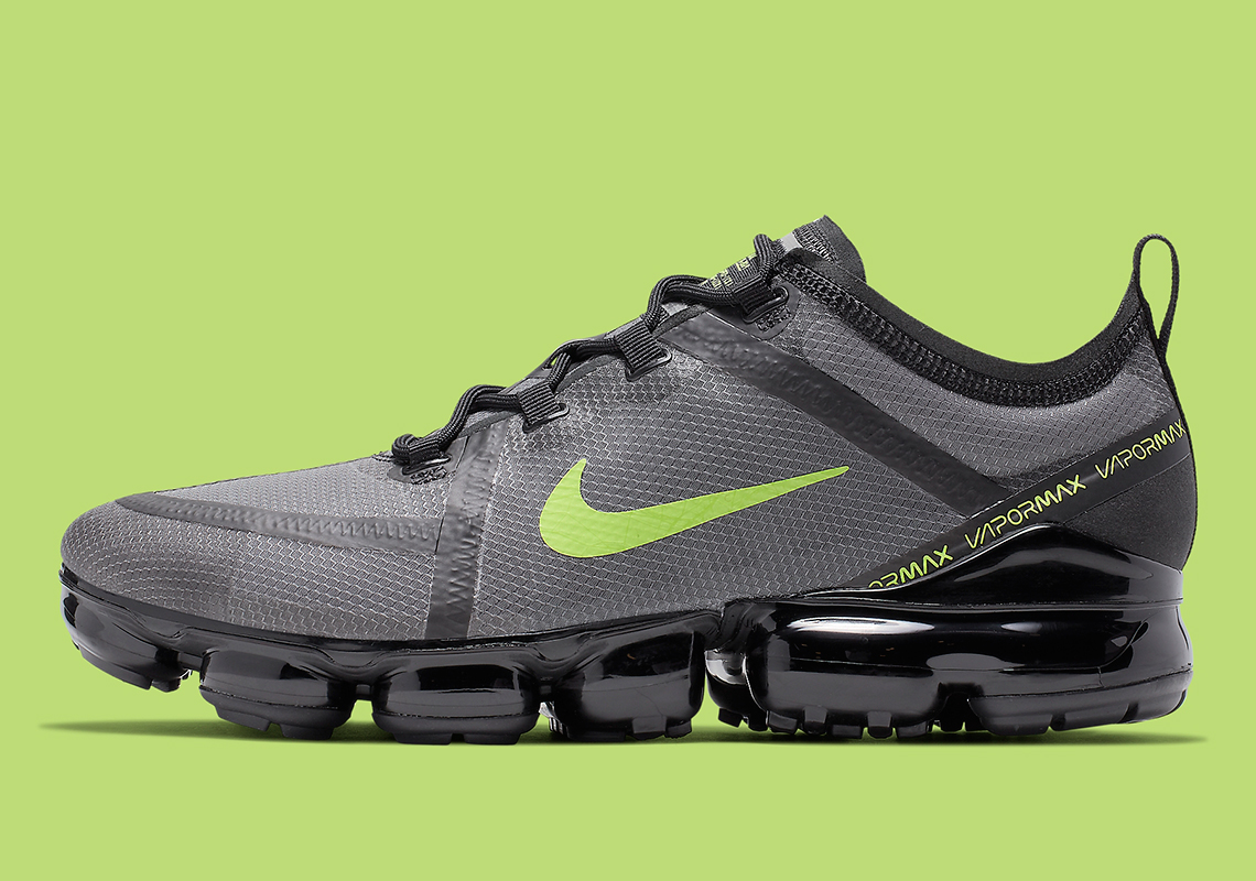 Nike Vapormax 2019 Black Grey Volt 