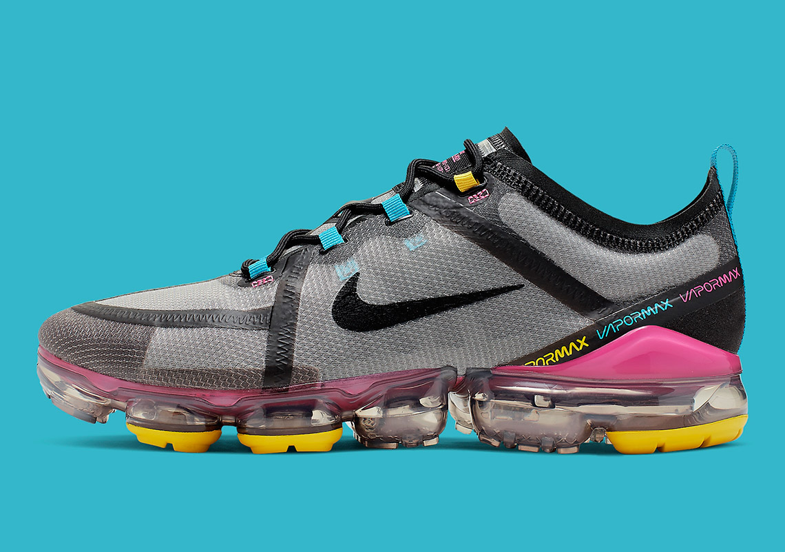 The Nike Vapormax 2019 Adds A Colorful Array To A Black Upper
