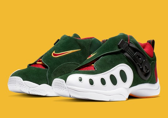 The Nike Zoom GP Honors Seattle Sonics Uniforms From The Late 1990s