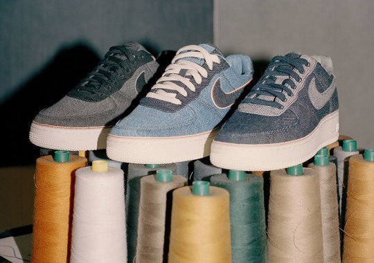 3X1 And Nike Create Three Air Force 1 Lows With Bespoke Denim