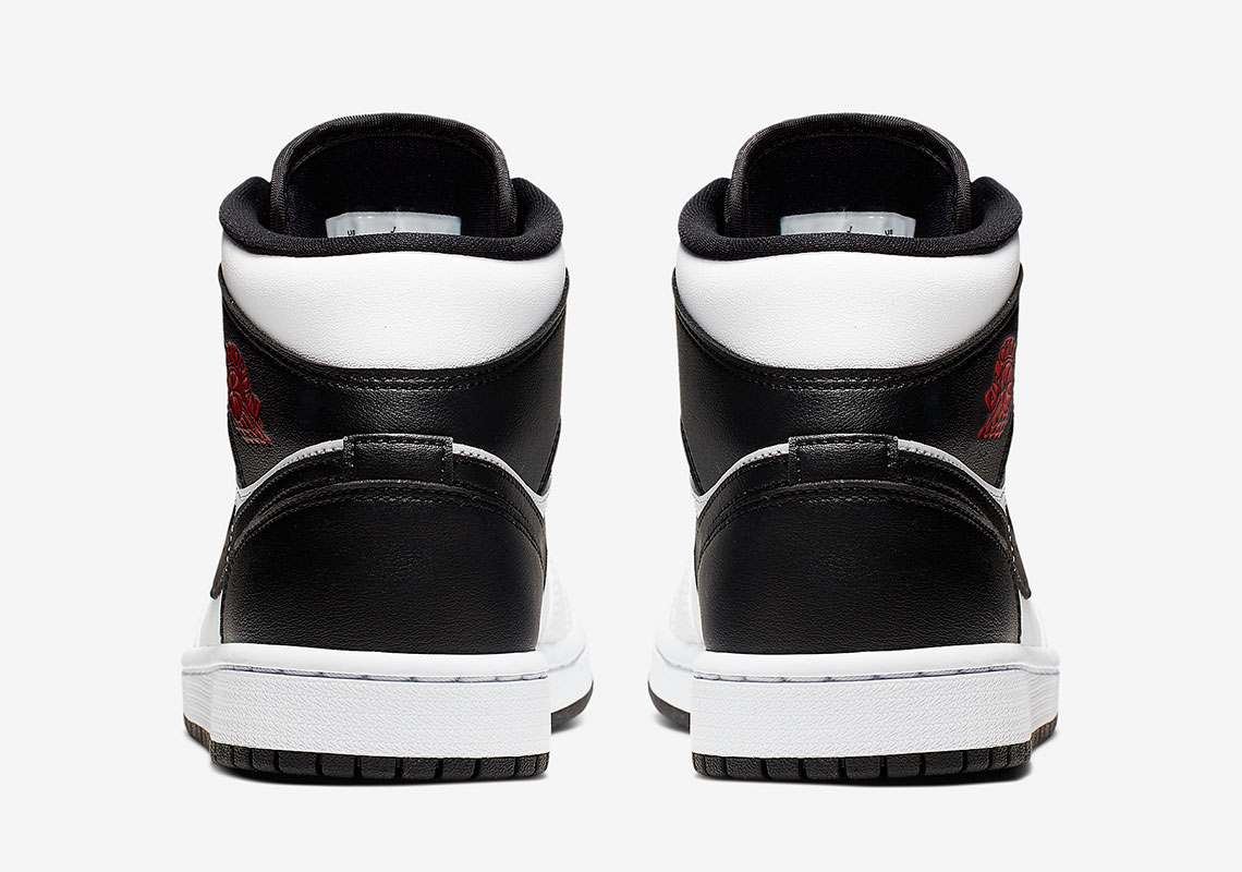 Jordan 1 Mid Reverse Black Toe BQ6472-101 Release Info