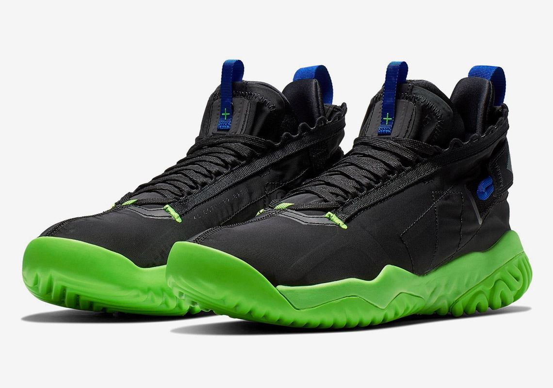 The Jordan Proto React Gets Dressed In Black And Green