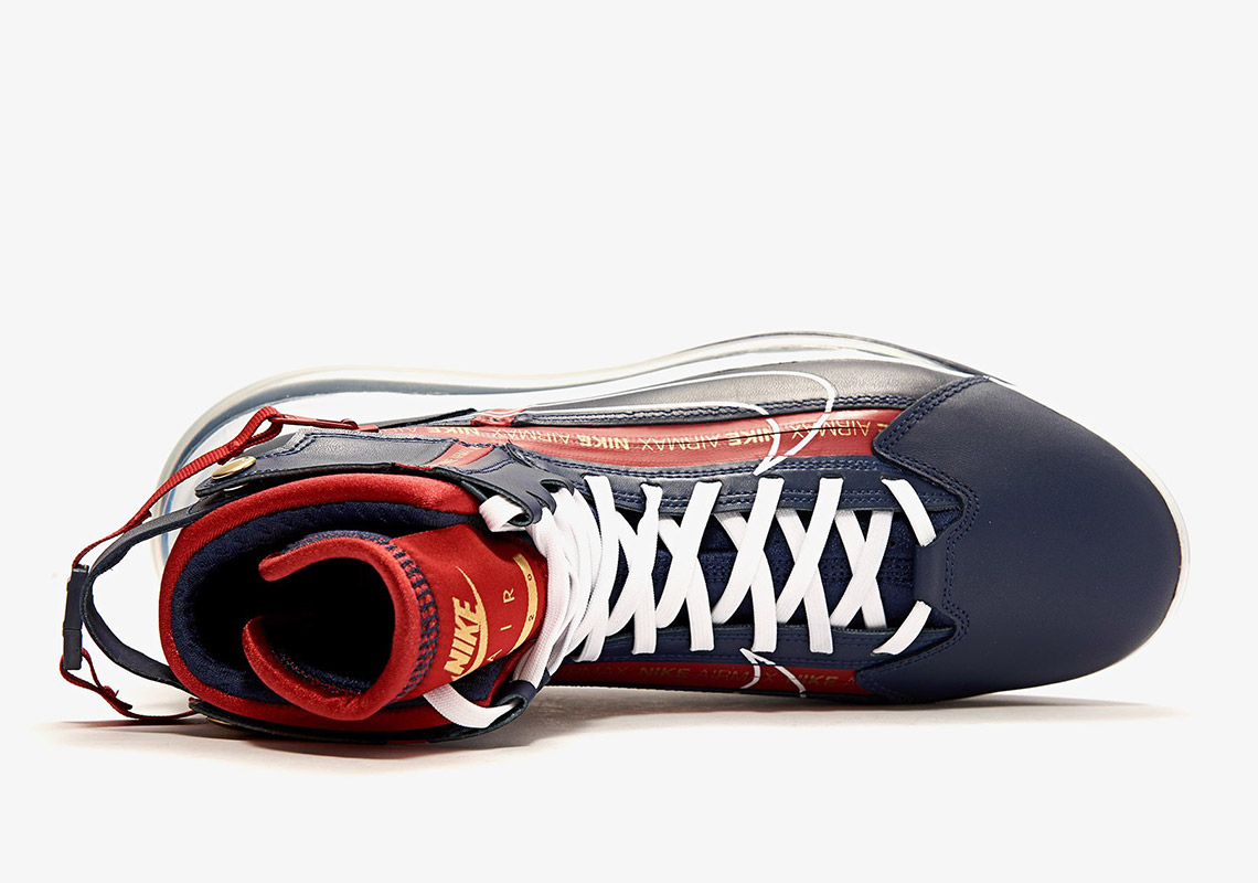 Air max 720 2024 satrn midnight navy/white/gym red