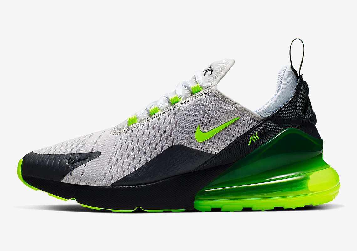 lime green nike air max 270