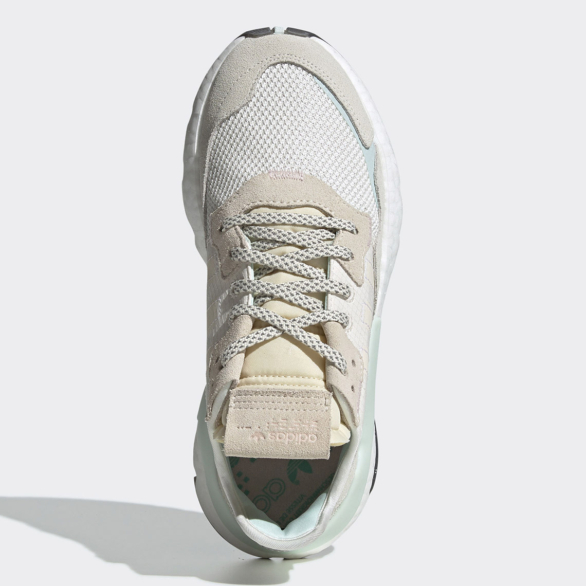 Adidas nite jogger beige hotsell off white