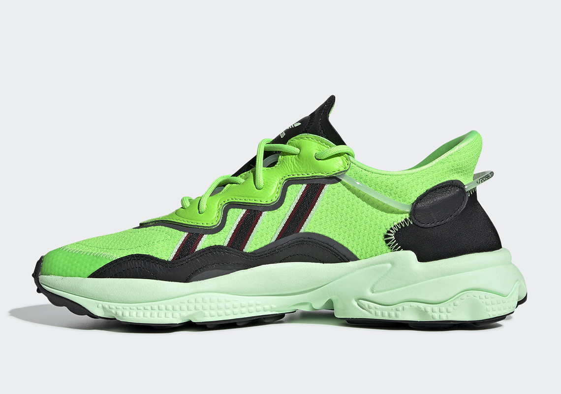adidas neon green ozweego