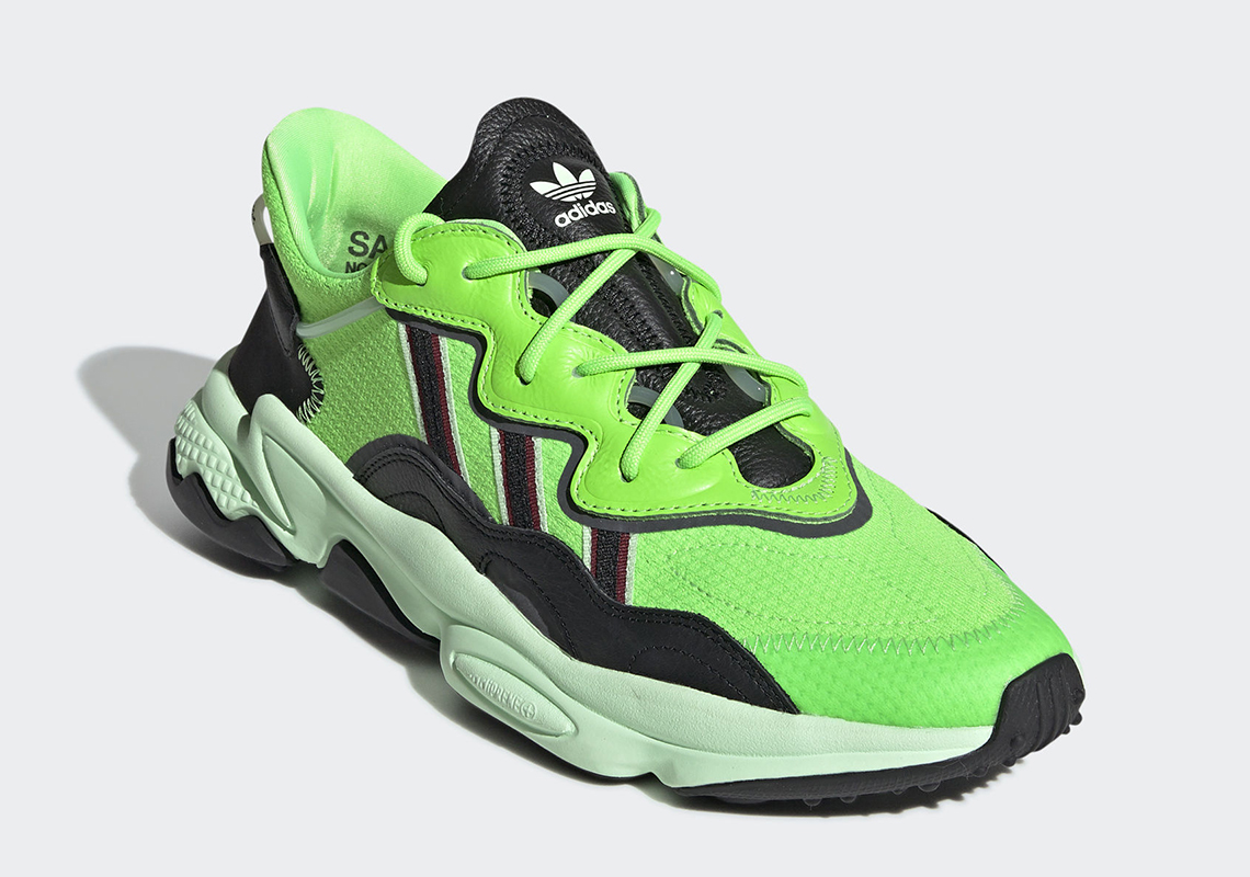 adidas Ozweego Neon Green EE7008 Release Info | SneakerNews.com