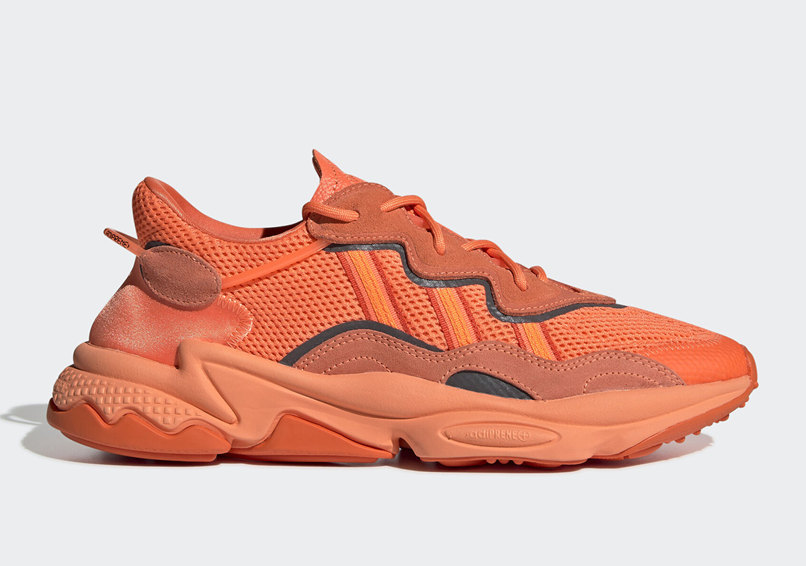 orange ozweego sneakers