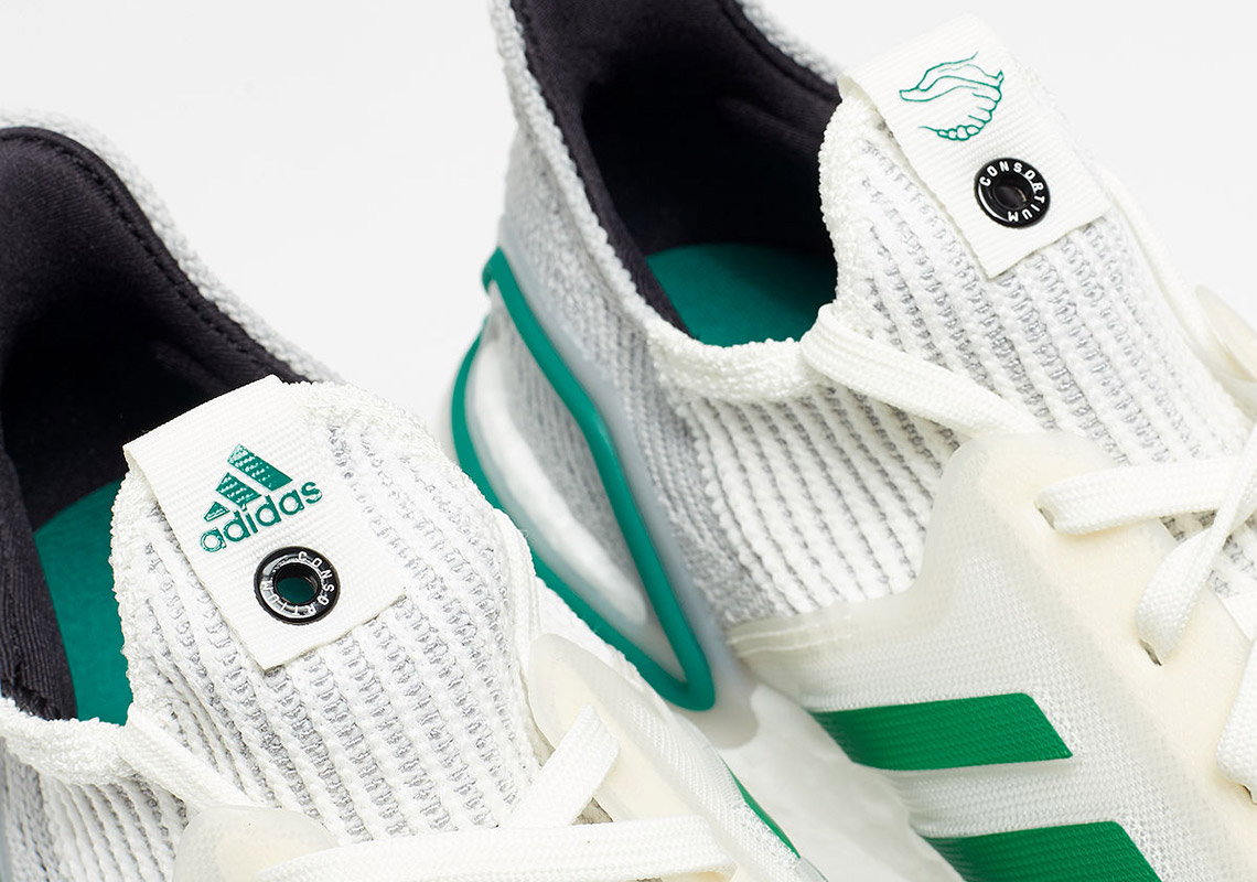 adidas ultra boost 19 white green
