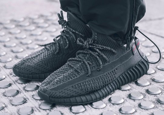 On Foot Look At The adidas Yeezy Boost 350 v2 “Black”