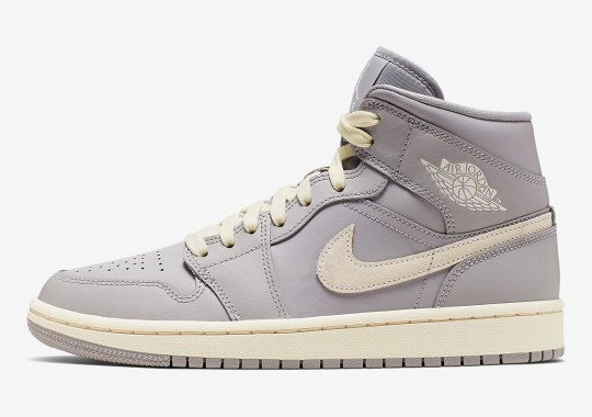 Air Jordan 1 Mid “Light Bone” Dropping Exclusively For Women