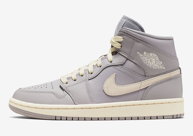 Jordan 1 Mid Light Bone CD7240 002 Release Info | SneakerNews.com